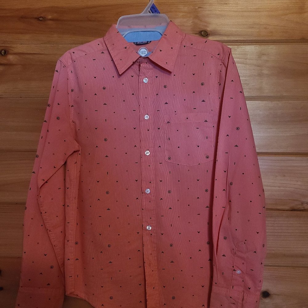 4 Youth button front collar shirts